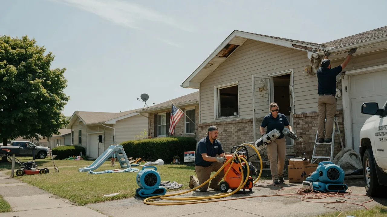 Water Damage Restoration in Bloomington, IL near me